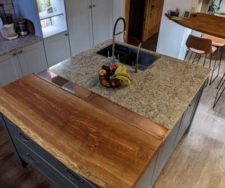 Bespoke Kitchen Island Wooden Counter Unique